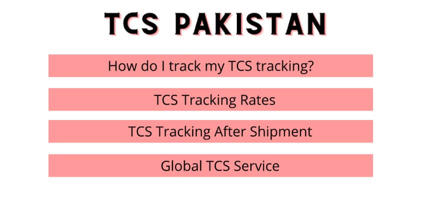 What is a TCS Tracking Number